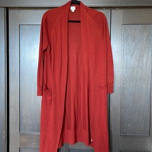 Long duster cardigan